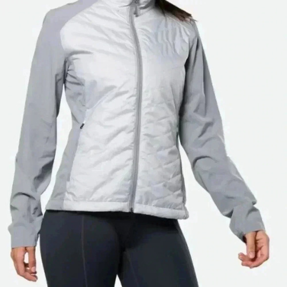 Women's Running Gray Jacket Small Nathan - Picture 2 of 8